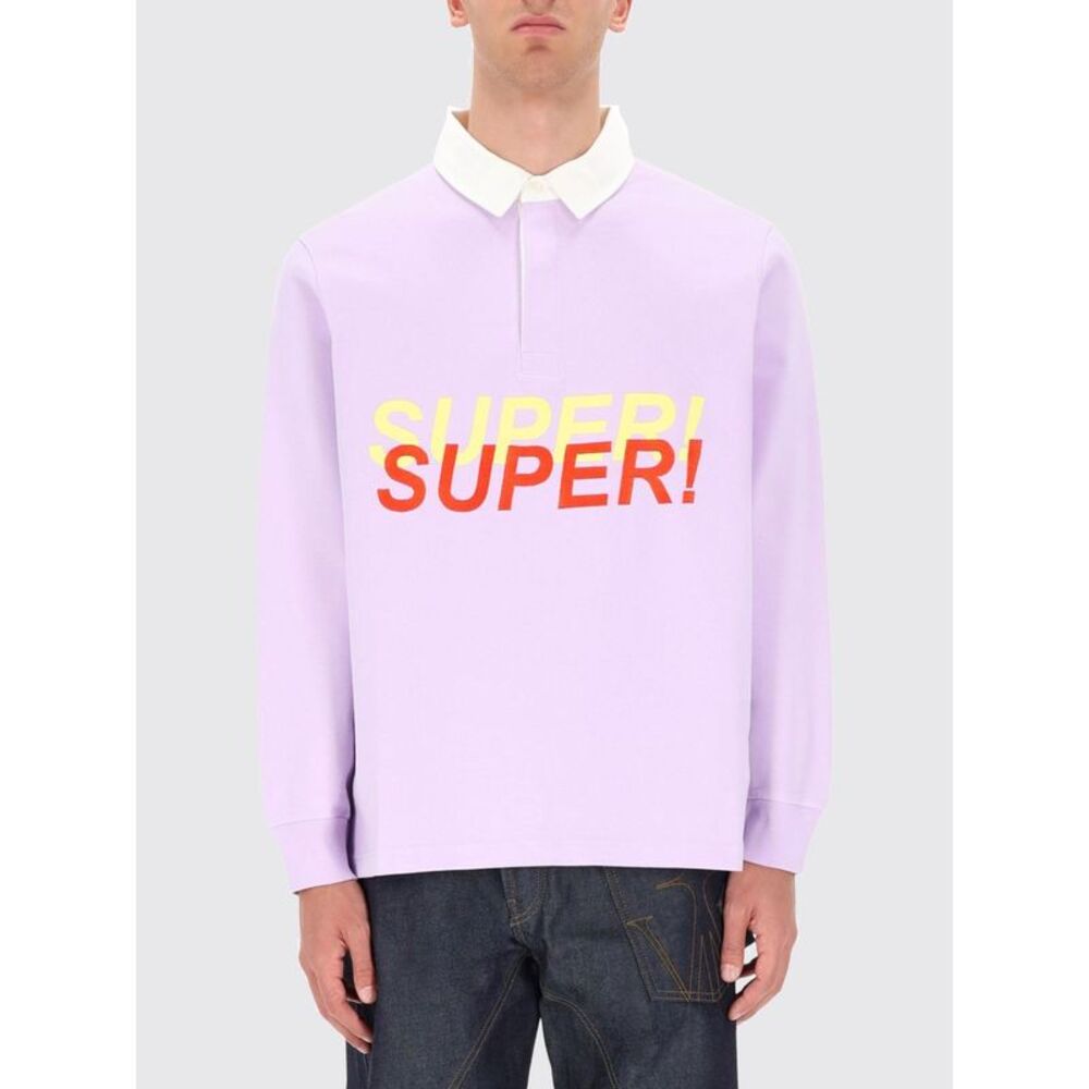 Jw Anderson Polo Shirt Men Violet